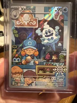 Vanillish 190/182 Pokemon TCG Holiday Calendar 2025 Festive Stamp Promo Card - Image 1