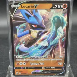 Lucario V - 078/189 - Pokemon Astral Radiance Sword & Shield Ultra Rare Card - Image 1