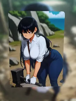 Nagi Arato Ruri no Hoseki Anime Waifu Sexy Goddess Doujin Lewd Hentai Card - Image 1