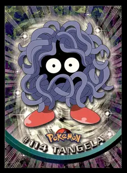 Tangela #114 TV Animation Edition Topps Blue Label Non Foil Pokemon Card - Image 1
