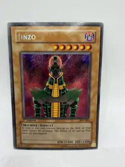 Yu-Gi-Oh! TCG Jinzo Pharaoh's Servant 1st Edition Secret Rare Card PSV-000 - Image 1