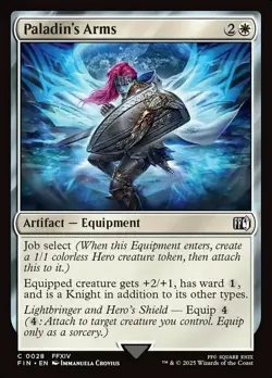 Paladin's Arms - Final Fantasy #0028 MTG Magic The Gathering - Image 1