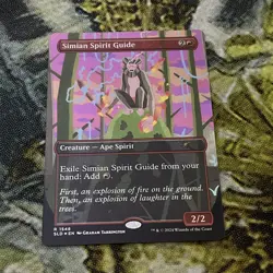 Simian Spirit Guide Rainbow Foil NM Secret Lair MTG NM Magic - Image 1