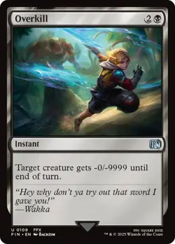 Overkill FIN Final Fantasy MTG 109 M/NM - Image 1