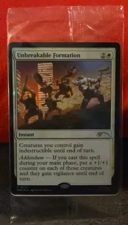 Unbreakable Formation Magic The Gathering NYCC 2025 TNMT Promo - MTG Sealed - Image 1