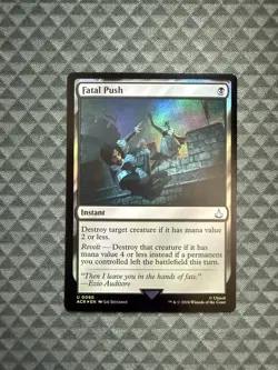 MTG Fatal Push #0090 Foil Uncommon Universes Beyond: Assassin’s Creed (ACR) - Image 1