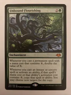Unbound Flourishing #189 (NM) Modern Horizons MH1 Magic MTG - Image 1