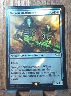 MTG💀💀 Necron Deathmark ( SURGE FOIL ) Universes Beyond: Warhammer 40000 ❤ - Image 1