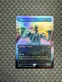 MTG Tidespout Tyrant #0422 Foil Anime Borderless Rare Ravnica Remastered (RVR) - Image 1