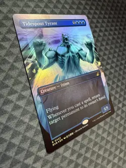 MTG Tidespout Tyrant #0422 Foil Anime Borderless Rare Ravnica Remastered (RVR) - Image 2