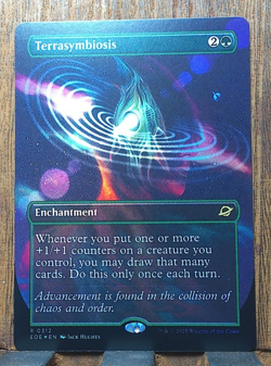 MTG🌳 Terrasymbiosis ( FOIL Borderless) Edge of Eternities NEAR MINT✨😍 - Image 1
