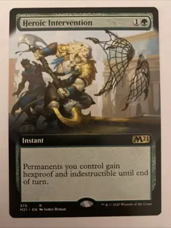 Heroic Intervention Extended (375) Core Set 2021 M21 MTG Magic NM - Image 1