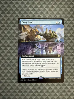 MTG Copy Land #0047 Extended Art Rare Commander: Modern Horizons 3 (M3C) - Image 1