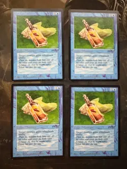 *** ARABIAN NIGHTS 4x Fishliver Oil (Light) *** NM-Mint! - DUTY FREE - Magic MtG - Image 1