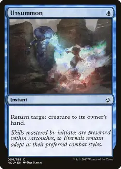 Unsummon 4x FOIL HOU MTG Hour of Devastation Common MINT blue - Image 1