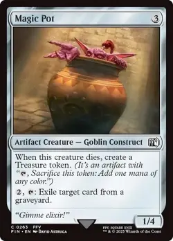 MAGIC POT mtg NM-M Final Fantasy Common - Image 1