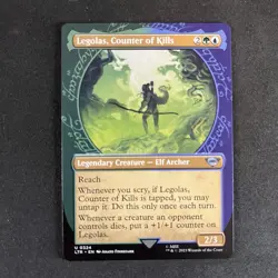NM Showcase Legolas, Counter of Kills, MTG, Lord of the Rings, Magic, 324 - Image 1