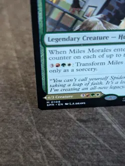 MTG, Miles Morales (#0108) Spider-Man, Double Sided, Non-Foil, NM Rare - Image 2