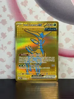Pokemon TCG Iron Leaves ex 176/131 Sv: Prismatic Evolutions Hyper Rare 2025 NM - Image 1