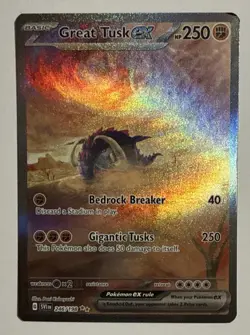 Great Tusk EX 246/198 (Alt Art) Scarlet and Violet Pokemon TCG NM/M - Image 1