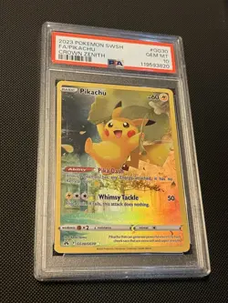 Pokemon Pikachu GG30/GG70 Crown Zenith: Galarian Gallery Holo PSA 10 - US SELLER - Image 1