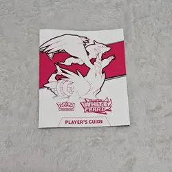 White Flare ETB Player's Guide Booklet Pokemon TCG NEW - Image 1