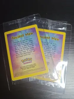 SEALED New Ancient Mew Pokemon Promo Double Holo Foil Rare 1999-2000 - Image 1