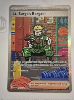 Lt. Surge's Bargain SIR Mega Evolution 185/132 Pokemon TCG - Image 1