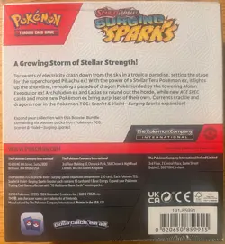 Pokemon TCG Surging Sparks Booster Bundle-6 Booster Packs-New/Factory Sealed - Image 2