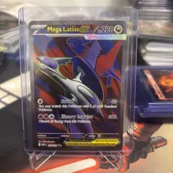 Mega Latias EX 163/132 IR Pokemon TCG Mega Evolution NM Full Art Ultra Rare - Image 1