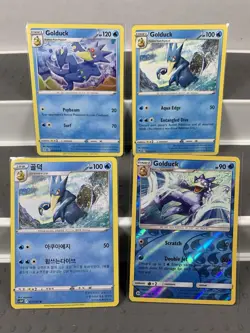 Pokemon Lot of 26 Cards and Stickers All Golduck #55 Golduck Only Pokemon Lot - Image 4