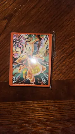 CHARIZARD EX Premium Collection Deck SLEEVES Pack 65 SEALED Pokemon - Image 1