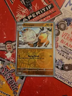 Primeape 108/198 Reverse Holo Pokemon TCG: Scarlet & Violet Near Mint (NM) - Image 1