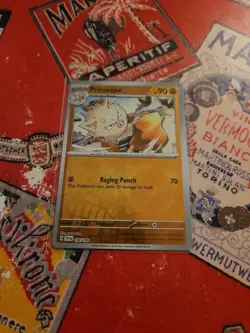 Primeape 108/198 Reverse Holo Pokemon TCG: Scarlet & Violet Near Mint (NM) - Image 3