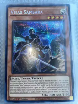 Visas Samsara MP24-EN108 Promatic Secret Rare 1st Editor Yugioh - Image 3