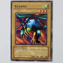 Kurama - LOB-039 - LP - Common - Unlimited - Yugioh - 2010 Reprint - Image 1