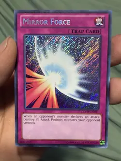 Yugioh Mirror Force LCYW-EN091 Secret Rare Unlimited NM - Image 1