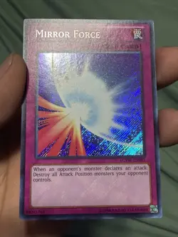 Yugioh Mirror Force LCYW-EN091 Secret Rare Unlimited NM - Image 2