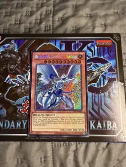 Yugioh! Blue-Eyes Shining Dragon LCKC-EN008 Secret Rare Unlimited NM - Image 3