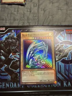 Yugioh! LP Blue-Eyes White Dragon (Version 2) - LCKC-EN001 - Ultra Rare - Unlimi - Image 2