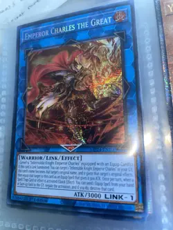 Emperor Charles the Great Prismatic Secret Rare Card 1st Edition Yugioh - Image 1