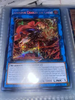 Emperor Charles the Great Prismatic Secret Rare Card 1st Edition Yugioh - Image 3