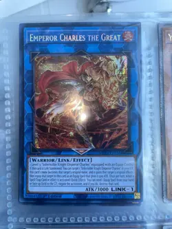 Emperor Charles the Great Prismatic Secret Rare Card 1st Edition Yugioh - Image 4