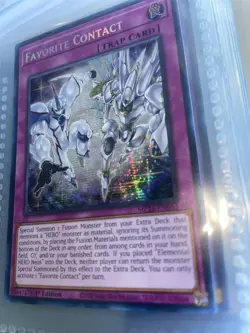 Favorite Contact MP24-EN063 Prismatic Secret Rare 1st Edition Yugioh - Image 1