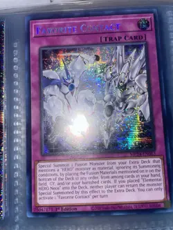 Favorite Contact MP24-EN063 Prismatic Secret Rare 1st Edition Yugioh - Image 3