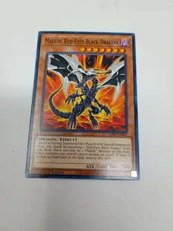 Yugioh - Malefic Red-Eyes Black Dragon - 1st Edition Card - Image 3