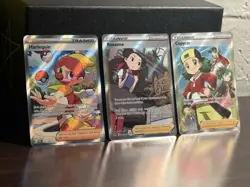 Pokemon Full Art Supporter Trainer 3 Card Lot NM/M - Image 2