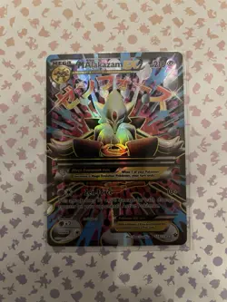 M Alakazam EX Full Art Holo Card 118/124 Fates Collide Pokemon TCG LP - Image 1