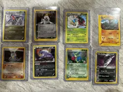 Vintage Pokemon 8 Card Lot Including Ereader Absol And Dark Steelix - Image 1