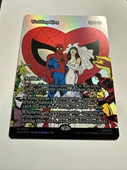 Wedding Ring (Borderless) Marvel Universe Eternal-Legal Foil 2025 MTG Card NM - Image 2
